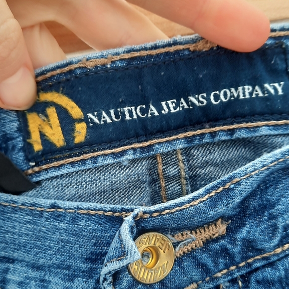 🍀3/15 Nautica Men's Blue Jeans - Picture 5 of 10